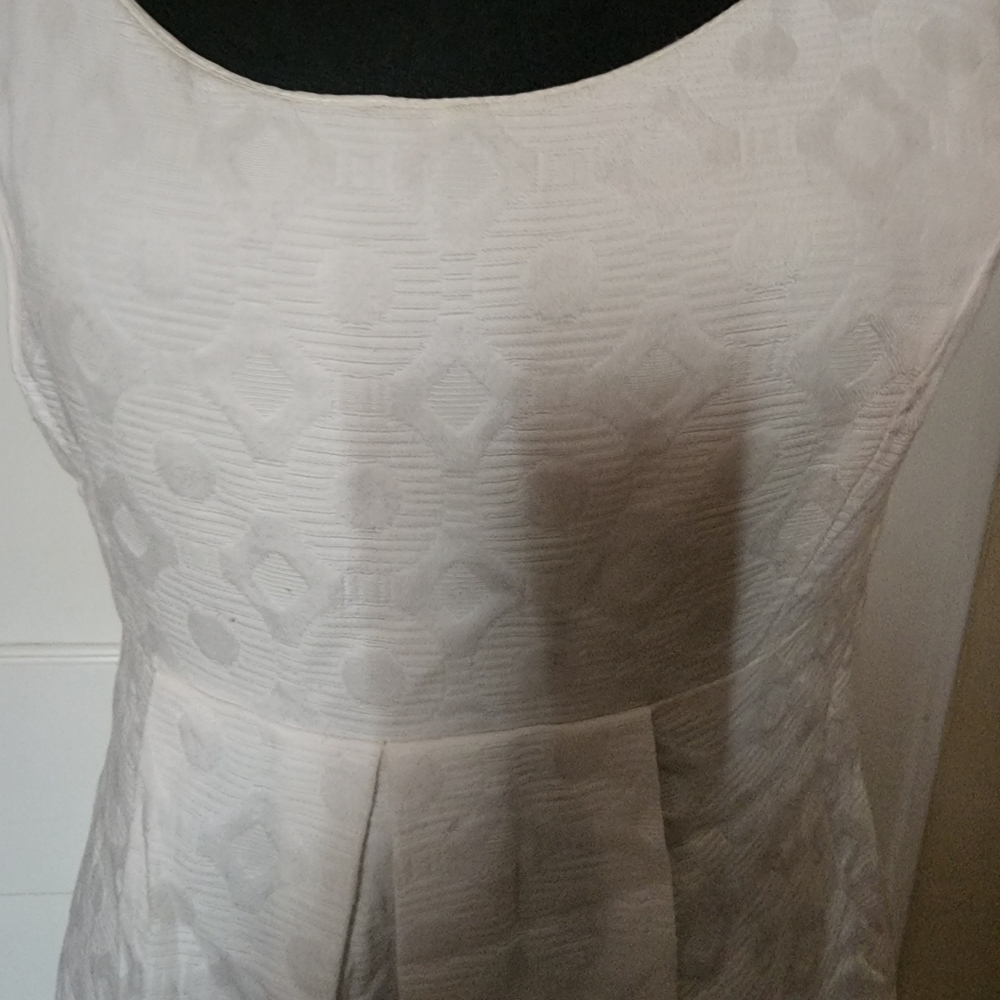 Cream pocket dress
